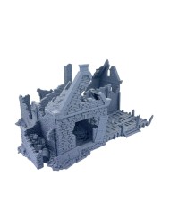 Goldcrown Tavern Ruined of Grimdale|3DLayeredscenery|Napoleonic Ruins