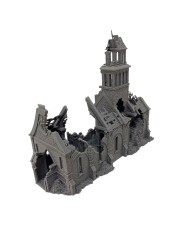 Iglesia del Valle en Ruinas de Grimdale|3DLayeredscenery|Ruinas Napoleonicas