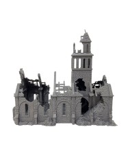 Iglesia del Valle en Ruinas de Grimdale|3DLayeredscenery|Ruinas Napoleonicas