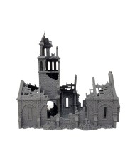 Iglesia del Valle en Ruinas de Grimdale|3DLayeredscenery|Ruinas Napoleonicas