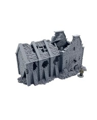 Armory Ruined of Grimdale|3DLayeredscenery|Napoleonic Ruins