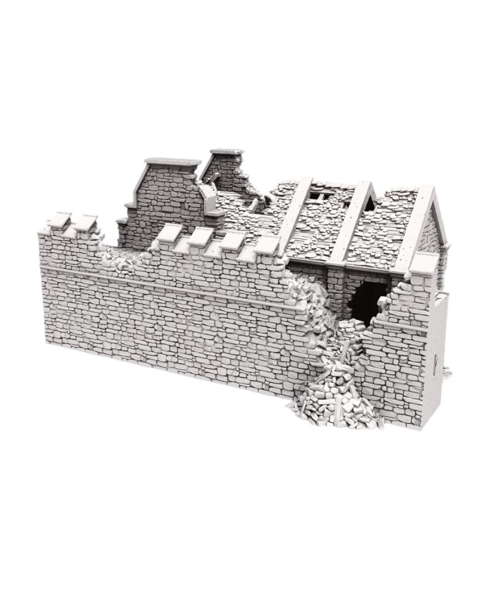 Armory with Walls Ruined of Grimdale