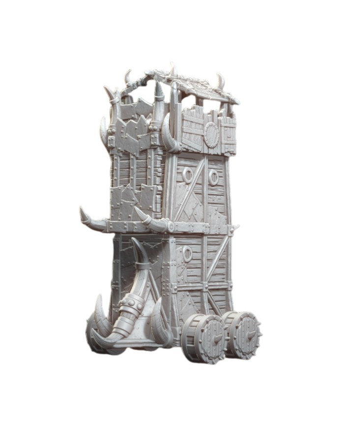 Torre de Asedio Tribal|World of Pratheron|Escenografía Asedio Medieval