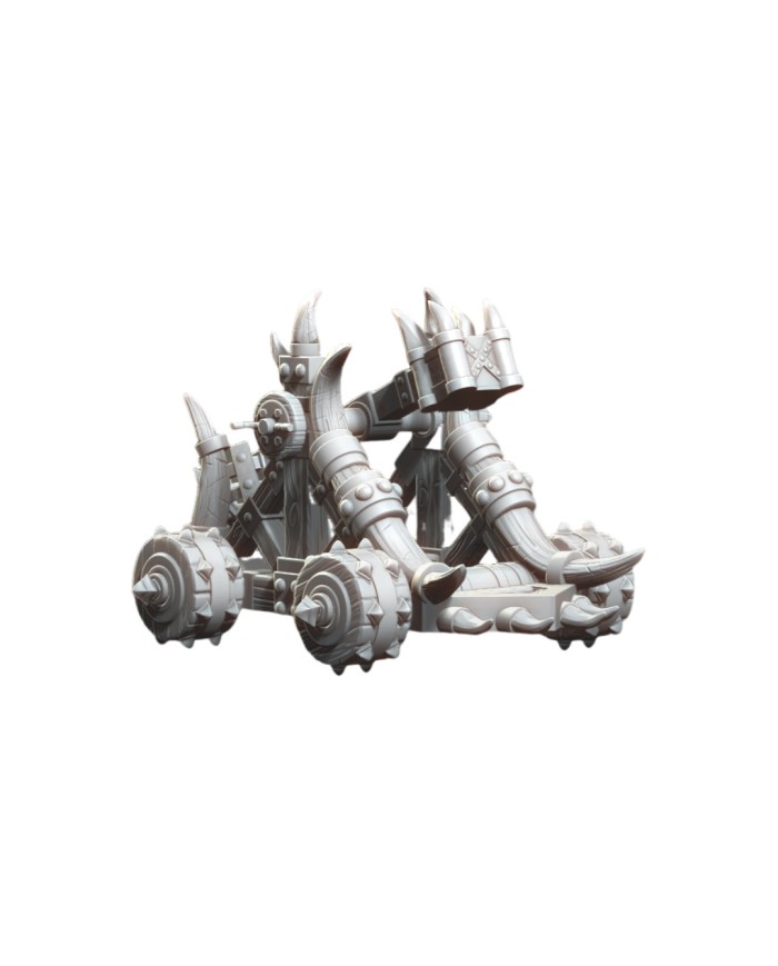 Catapulta Tribal|World of Pratheron|Escenografía Asedio Medieval