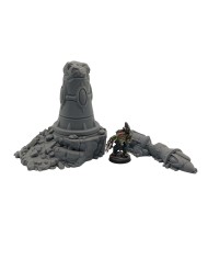 Torre Eldar Destruida en Dos Partes | Forbidden Prints | Eldar | Terrainandminis