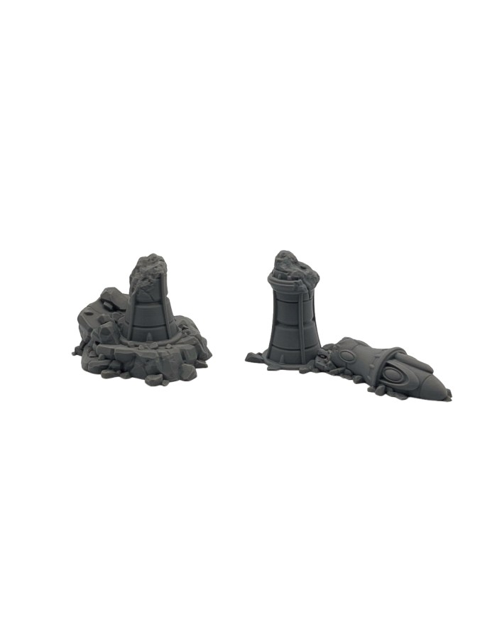 Torres Eldar Destruidas|Forbidden Prints|Eldar