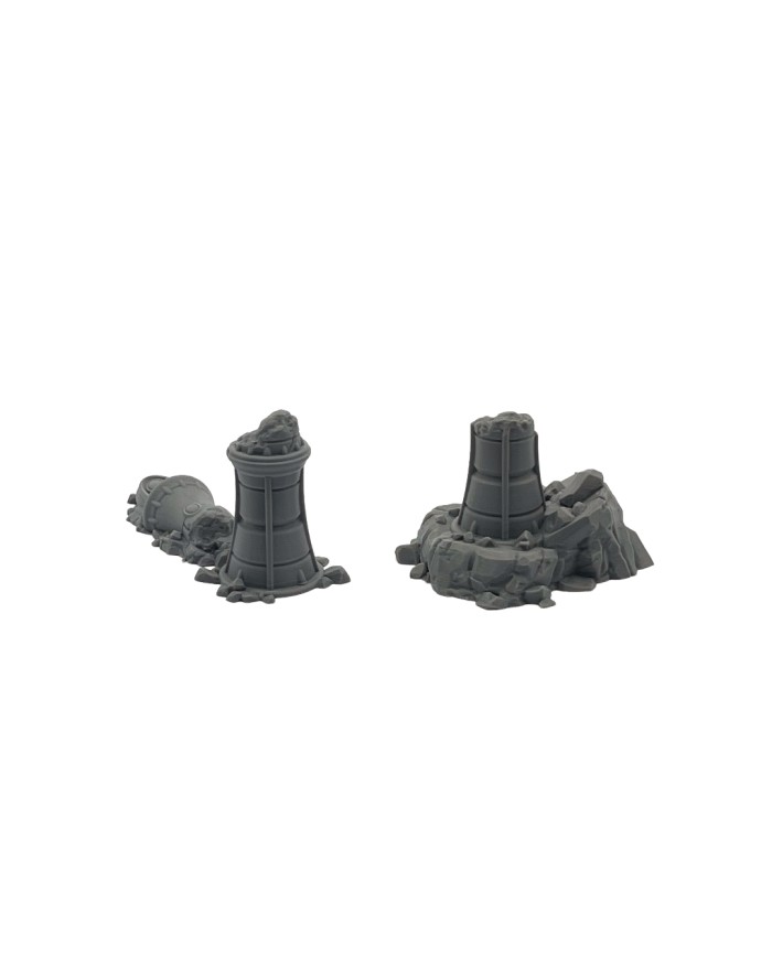 Torres Eldar Destruidas|Forbidden Prints|Eldar
