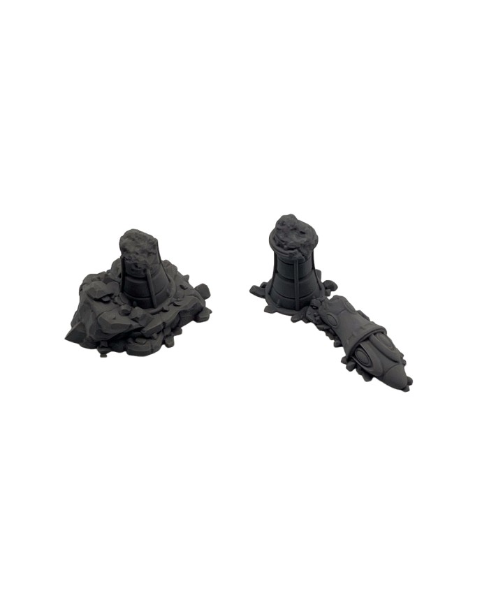 Torres Eldar Destruidas|Forbidden Prints|Eldar