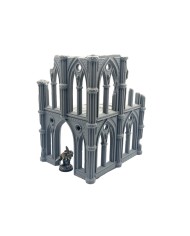 Ruinas de Catedral Grimdark (8"x6,5") - B|Txarli Factory|Escenografía Ruinas 40K