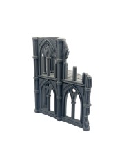 Ruinas de Catedral Grimdark (8"x6,5") - B|Txarli Factory|Escenografía Ruinas 40K