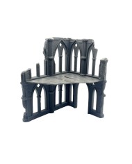 Ruinas de Catedral Grimdark (8"x6,5") - B|Txarli Factory|Escenografía Ruinas 40K