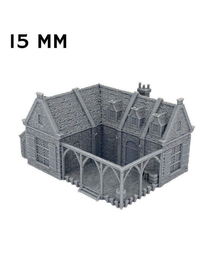 Goldcrown Tavern of Greendale|3DLayeredscenery|Napoleonic Buildings