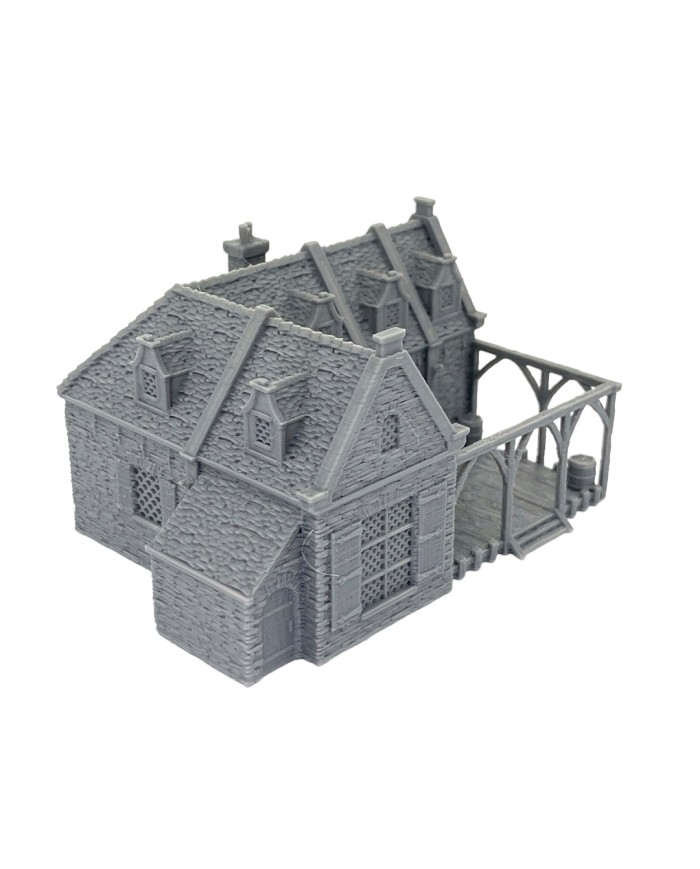 Taberna de la Corona de Oro de Greendale|3DLayeredscenery|Edificios Napoleonicos