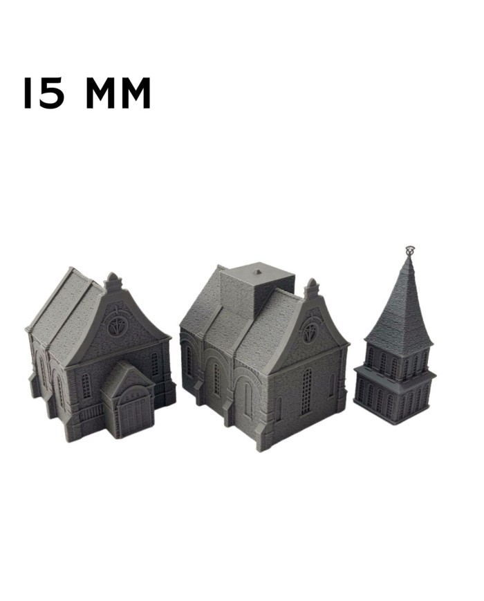 Church of the Dale of Greendale|3DLayeredscenery|Napoleonic Buildings