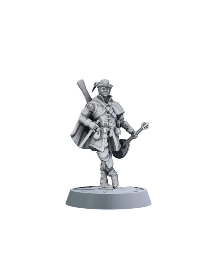 Bardo Humano de Willowbrook - A|Forge Path Miniatures|Bardos