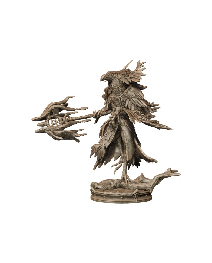 El Bosque Susurrante - Druida Cuervo B|Monolith Arts|El Bosque Susurrante