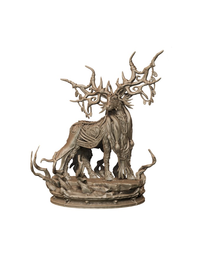 El Bosque Susurrante - Druida Ciervo C|Monolith Arts|El Bosque Susurrante