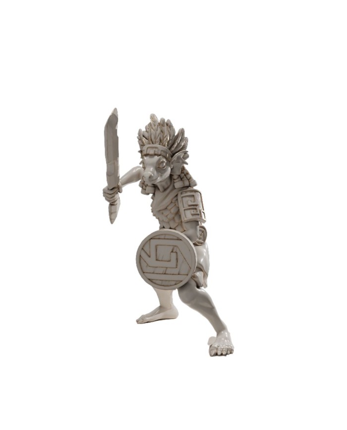 Female Lizardfolk Paladin - Sershaea|The Printing Goes Ever On|Paladins