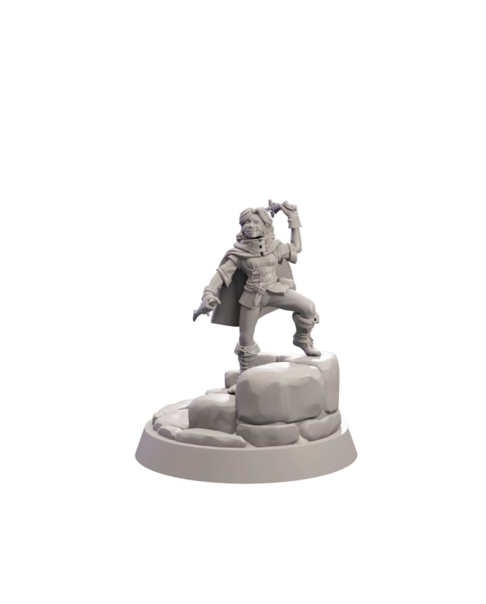 Pícara Halfling - Callie Nightblade|3DeRatops Studio|Pícaros