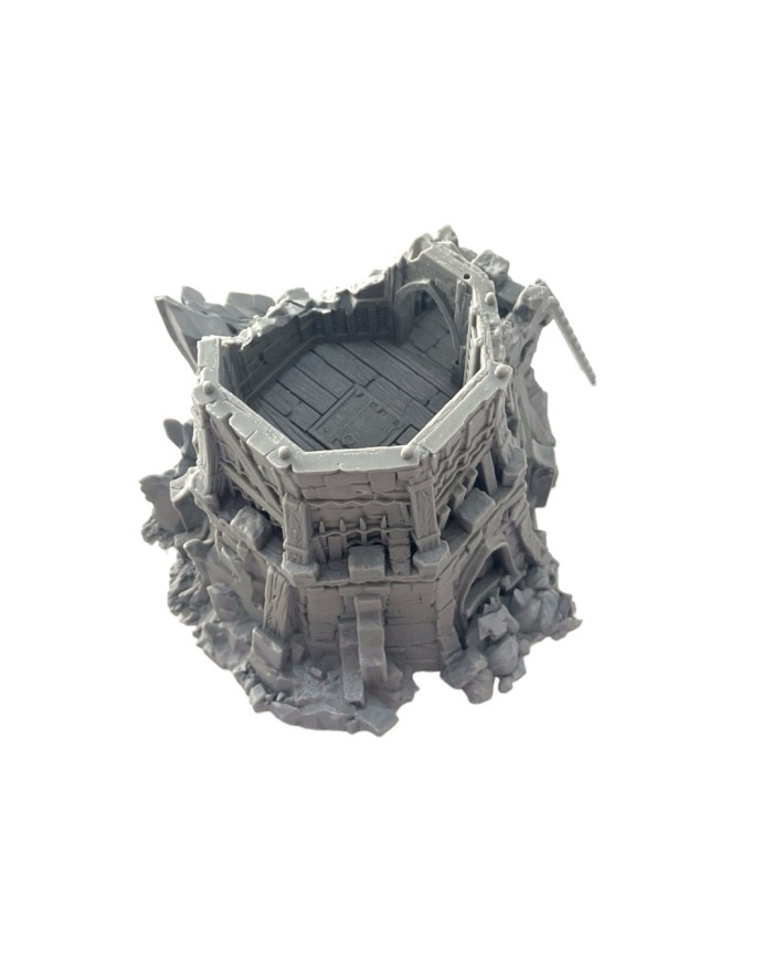 Torre de Avanzada en Ruinas|Dalla Croce Studios|Escenografia Ruinas Fantasia