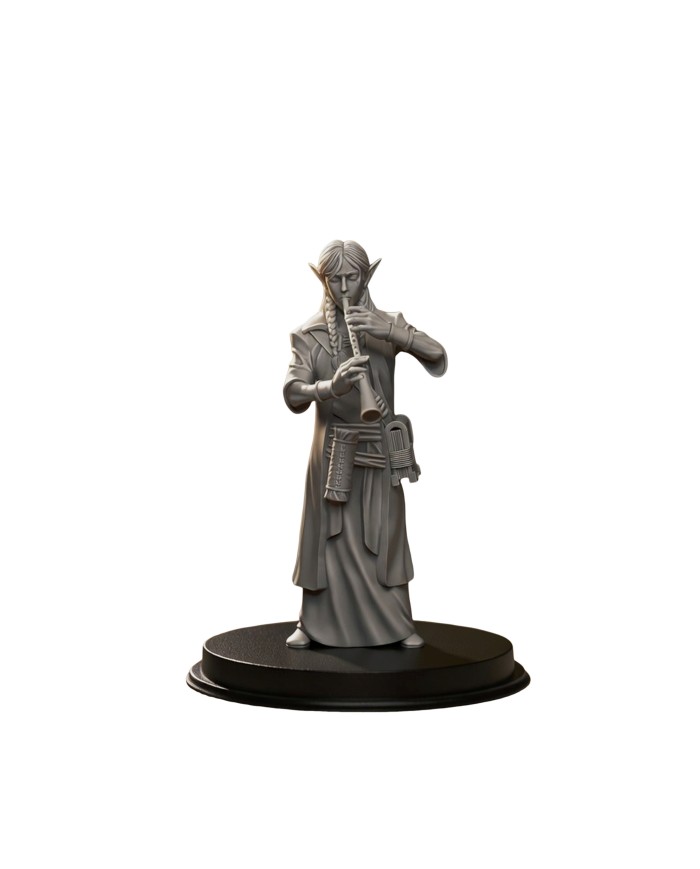 Elf Bard|TytanTroll Miniatures|Bards