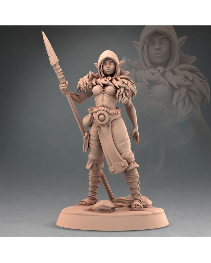 Exploradora Elfa con Lanza|Galaad Miniatures|Exploradores