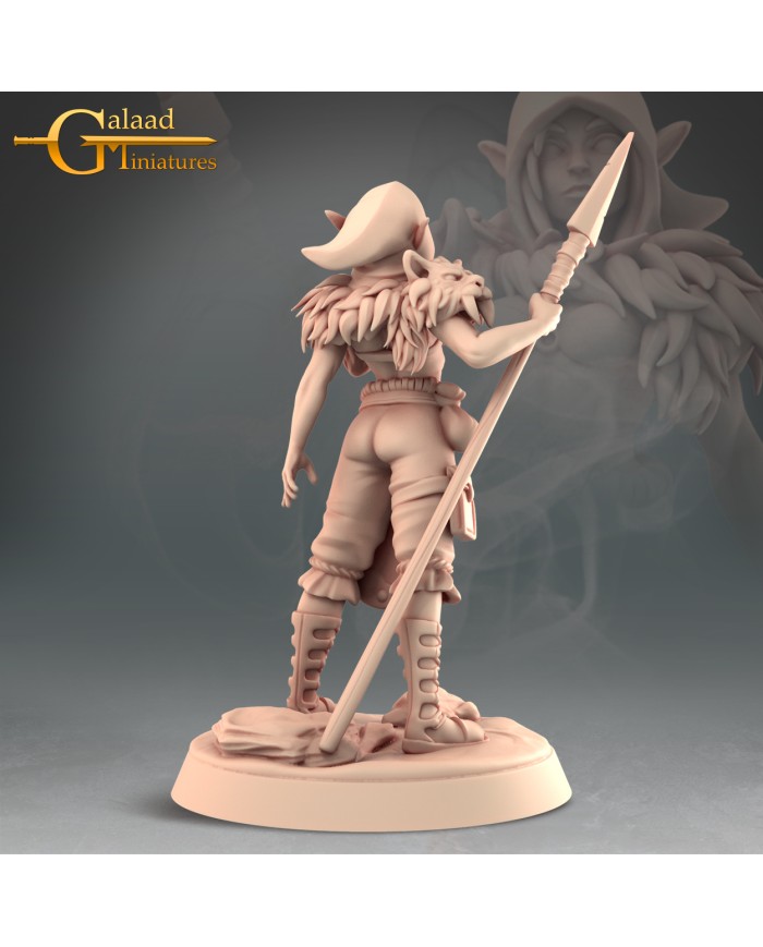 Exploradora Elfa con Lanza|Galaad Miniatures|Exploradores