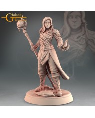 Female Human Battlemage|Galaad Miniatures|Wizards