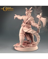 Dragonborn Barbarian with Axe|Galaad Miniatures|Barbarians