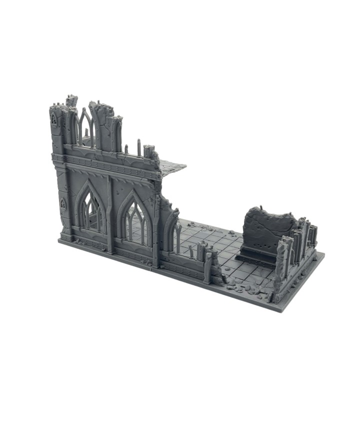 Ruinas del Imperio (12"x6") - C|Forbidden Prints|Escenografía Ruinas 40K