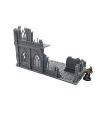 Ruinas del Imperio (12"x6") - C|Forbidden Prints|Escenografía Ruinas 40K
