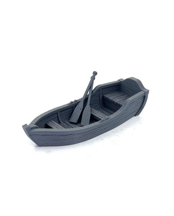 Bote de Ancrabourg sin Carga|3DLayeredscenery|Barcos para Wargames y Rol