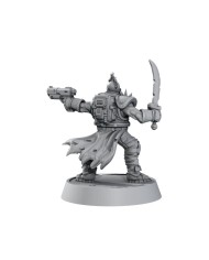 Black Rivet Crew Enforcer - A|Forge Path Miniatures|Postapocalyptic Warbands