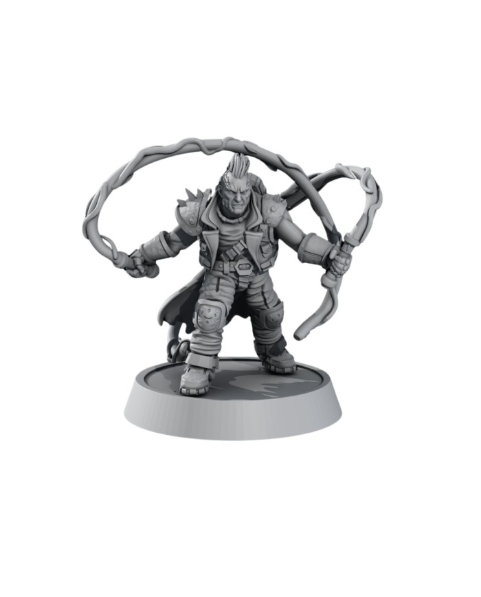 Black Rivet Crew Enforcer - E|Forge Path Miniatures|Postapocalyptic Warbands