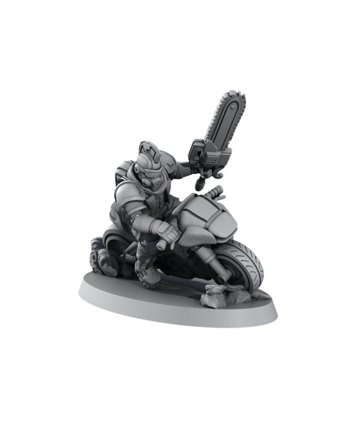 Black Rivet Crew Redliner - E|Forge Path Miniatures|Postapocalyptic Warbands