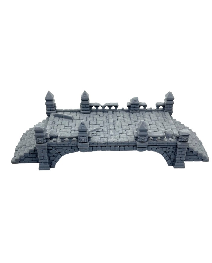 Hexengarde Ruined Stone Bridge|Tired World Studio|Bridge Terrain