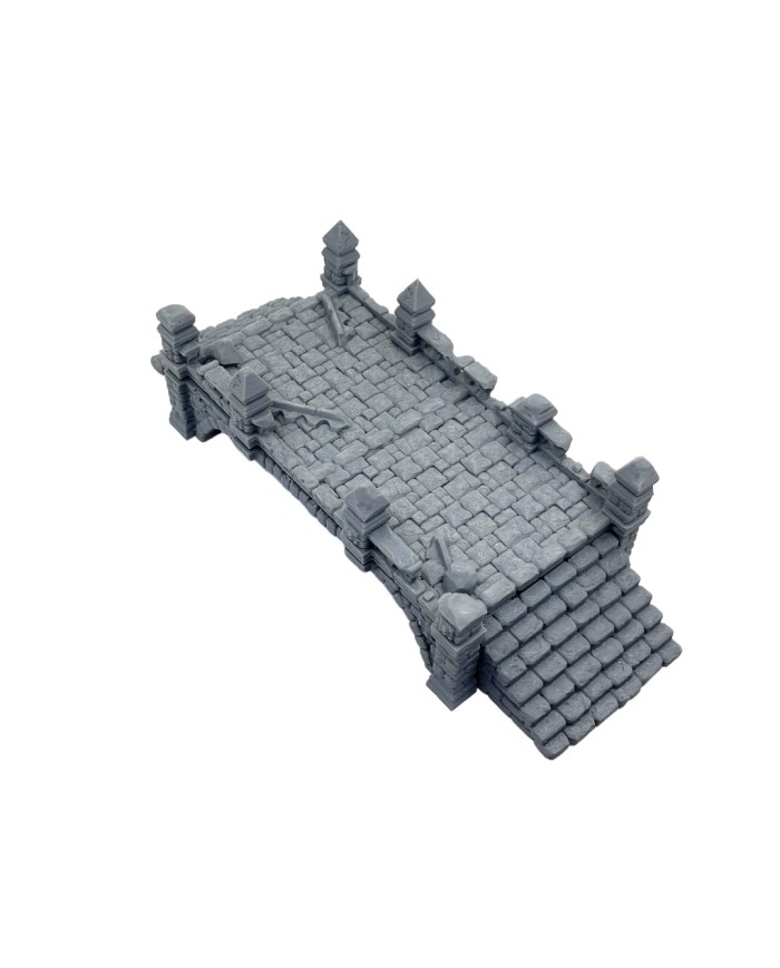 Hexengarde Ruined Stone Bridge|Tired World Studio|Bridge Terrain