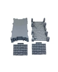 Hexengarde Ruined Stone Bridge|Tired World Studio|Bridge Terrain