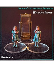 Gemelas Macabras con Espejo|Ilustralia|Contemporáneo