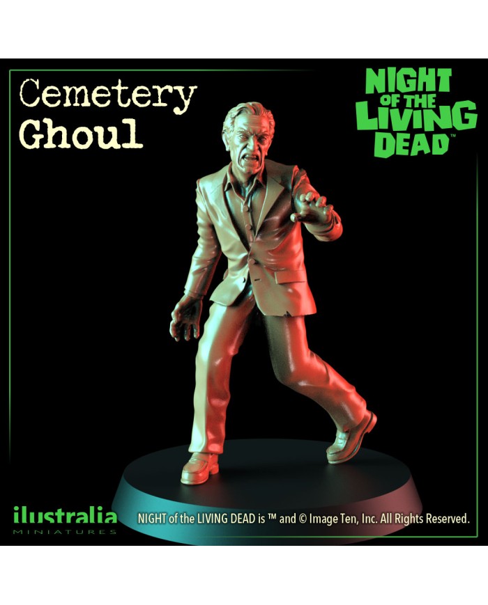 Necrófago del Cementerio|Ilustralia|La Noche de los Muertos Vivientes