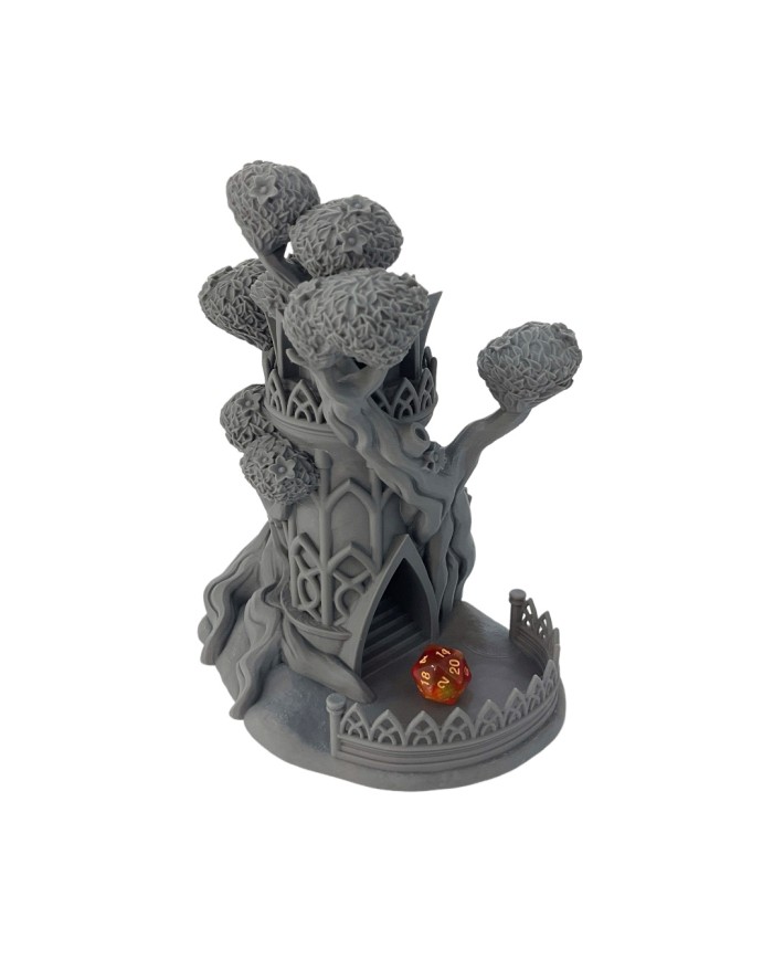 Torre de Dados de los Altos Elfos|Fantasy 3D Tabletop|Torres de Dados de Fantasía