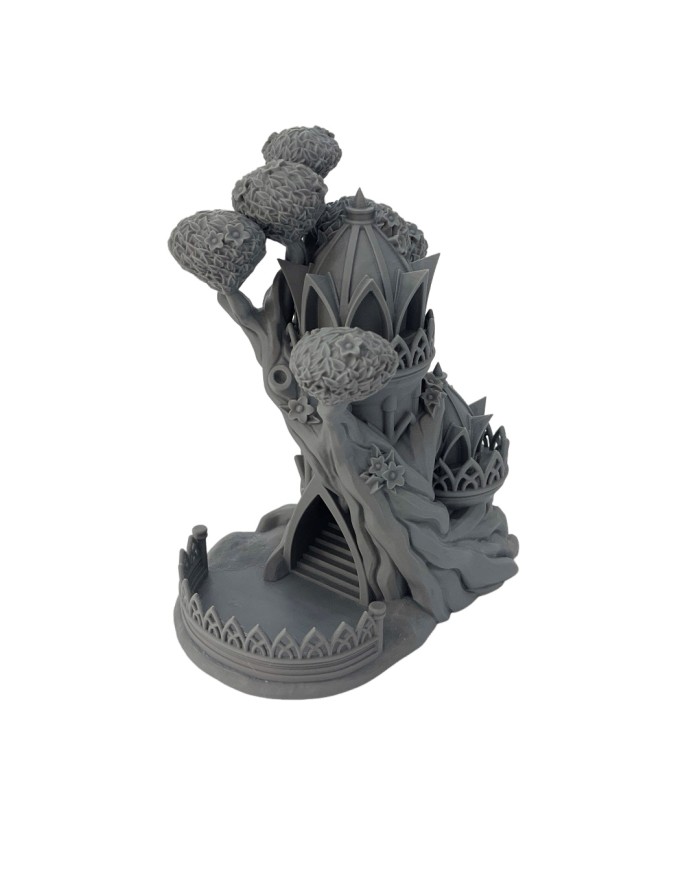 Torre de Dados de los Altos Elfos|Fantasy 3D Tabletop|Torres de Dados de Fantasía