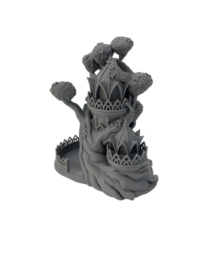 Torre de Dados de los Altos Elfos|Fantasy 3D Tabletop|Torres de Dados de Fantasía