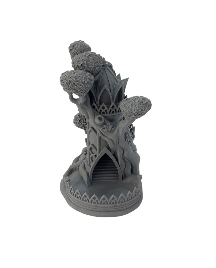 Torre de Dados de los Altos Elfos|Fantasy 3D Tabletop|Torres de Dados de Fantasía