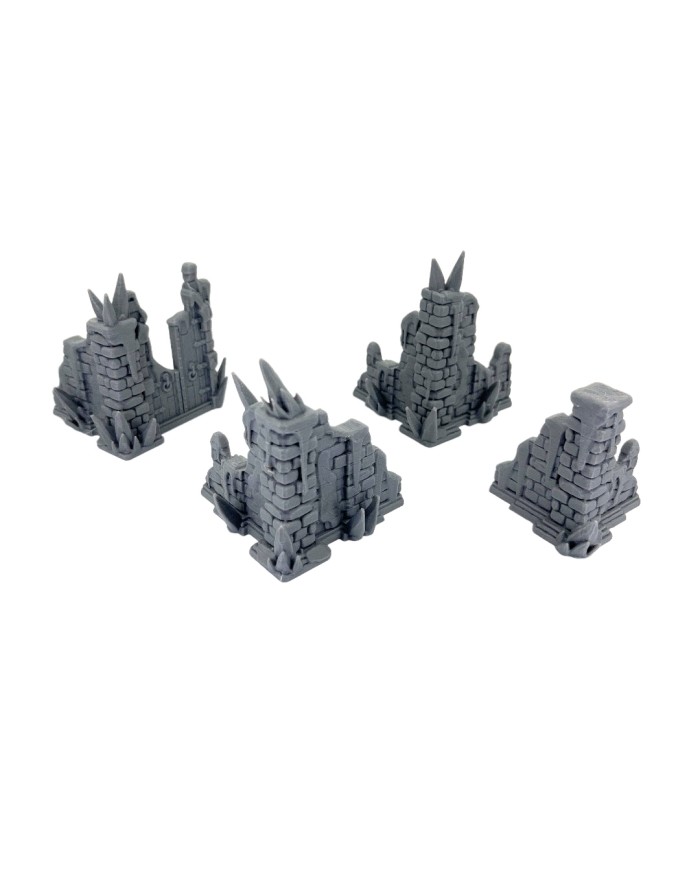 Frosty Corner Ruins (x4)|Sync Ratio Systems|Frozen Terrain