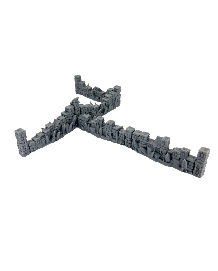 Modular Frosty Stone Fence|Sync Ratio Systems|Frozen Terrain