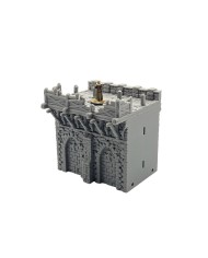 Hexengarde Destroyed Hoarding Wall|Tired World Studio|Wall Terrain