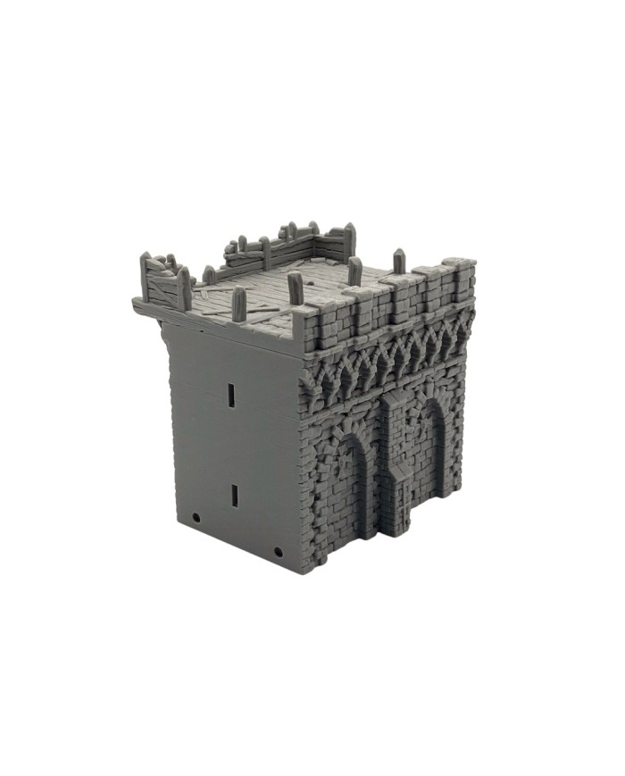 Hexengarde Destroyed Hoarding Wall|Tired World Studio|Wall Terrain