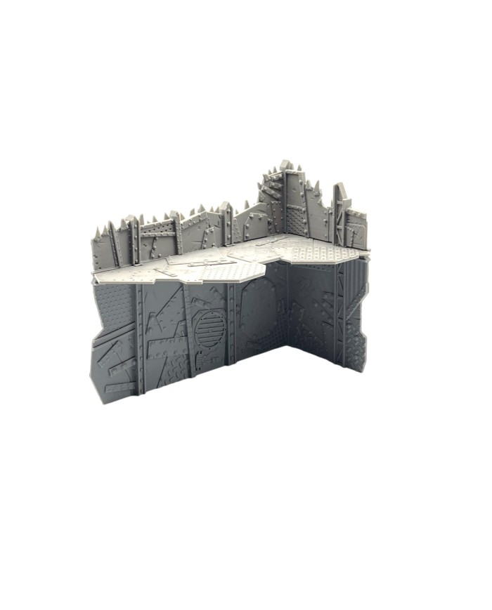 Inverted Orc L-Shaped Ruins B - Pariah Nexus Compatible|Fabricator's Lair|Kill Zone Terrain