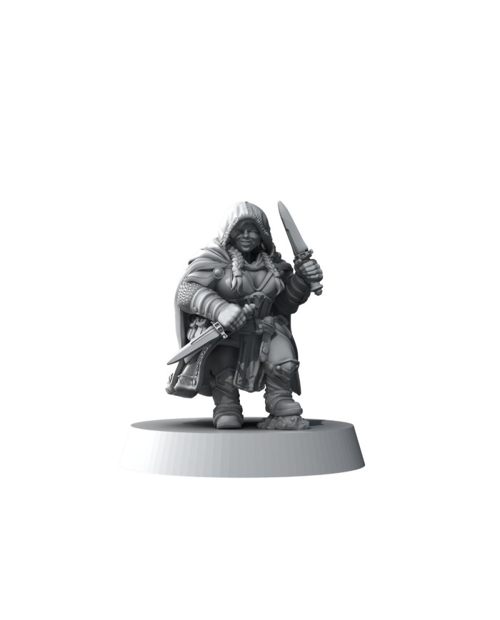 Female Dwarf Rogue of Willowbrook - B|Forge Path Miniatures|Rogues